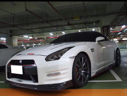 JDMuscle Tanso Carbon Fiber Spec K Front Lip for 2012-2016 Nissan GTR R35