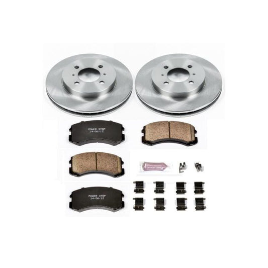 Power Stop Front Z17 Autospecialty Brake Kit Mitsubishi Lancer 2002-2007 | KOE1215