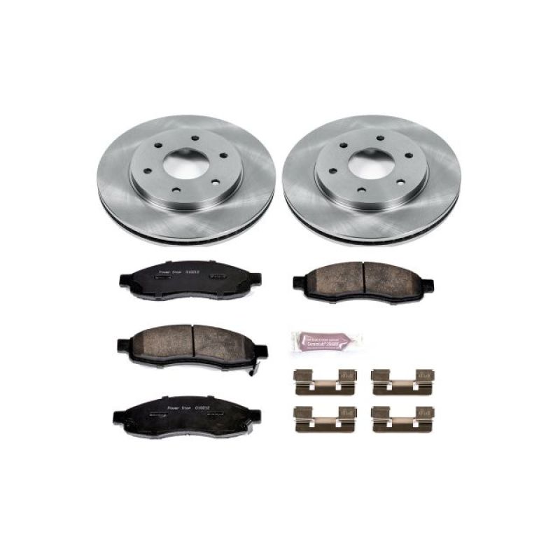 Power Stop Front Autospecialty Brake Kit Infiniti QX56 2004-2005 / Nissan Pathfinder Armada 2004-2005 / Armada 2004-2005 / Titan 2004-2005 | KOE2442