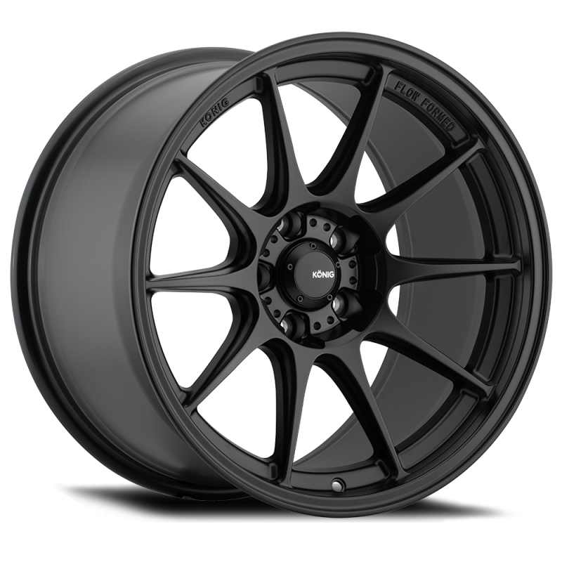 Konig Dekagram 17x9 5x114.3 ET25 Semi-Matte Black