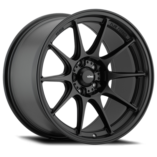 Konig Dekagram 17x9 5x114.3 ET25 Semi-Matte Black