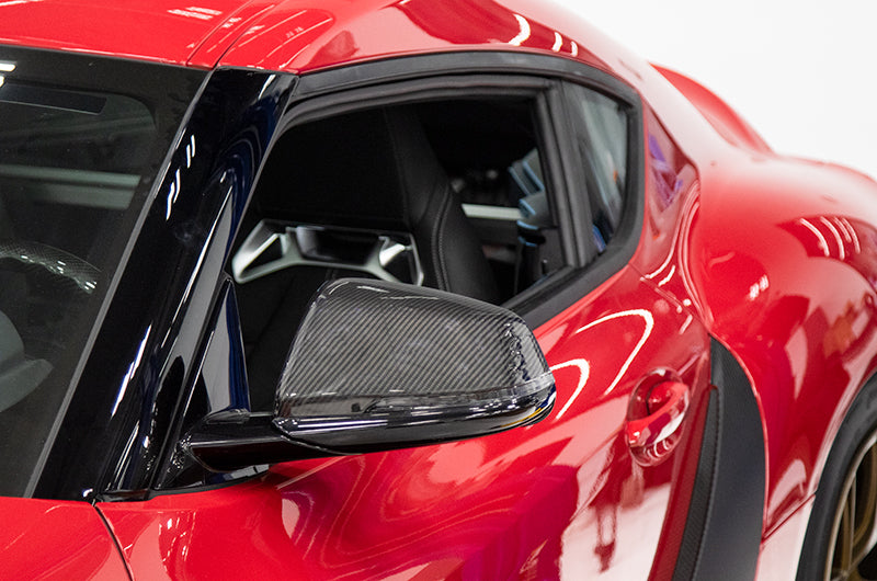 OLM CARBON FIBER MIRROR COVERS 2020+ Toyota A90 Supra | OLMA.70175.1