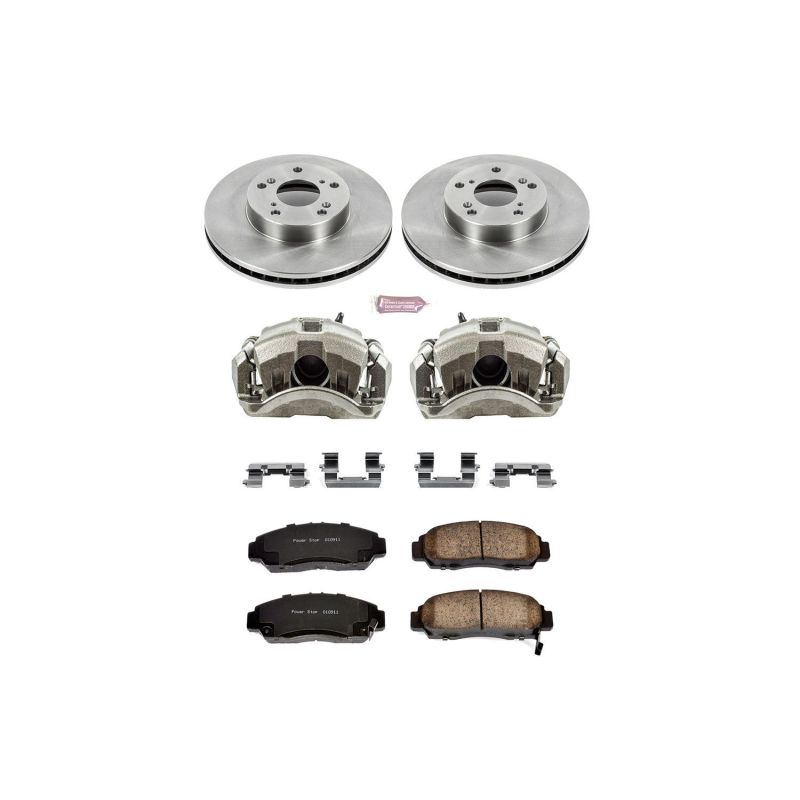 Power Stop Front Autospecialty Brake Kit w/ Calipers Honda Accord 2003-2007 | KCOE2558