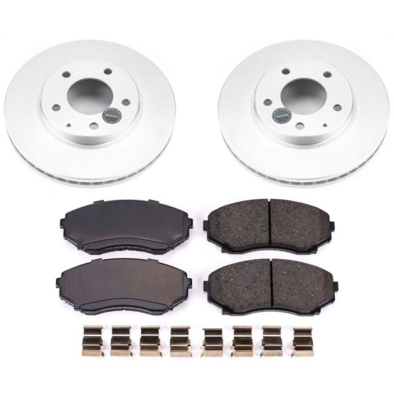 Power Stop Front Z17 Evolution Geomet Coated Brake Kit Mazda MPV 2000-2006 | CRK1184