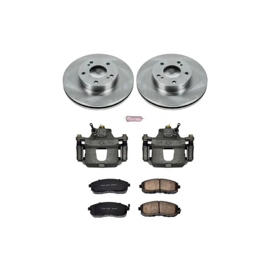 Power Stop Front Autospecialty Brake Kit w/ Calipers Infiniti I30 1996-1999 / Nissan Maxima 1989-1999 | KCOE660