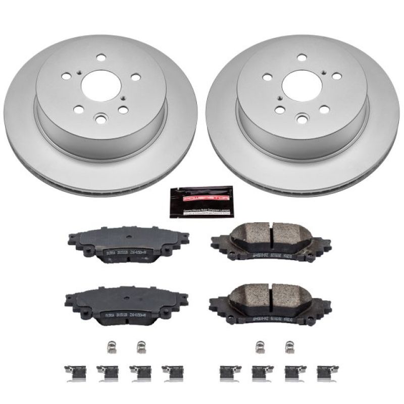 Power Stop Rear Z17 Evolution Geomet Coated Brake Kit Lexus IS250 C 2014-2015 / IS350 C 2014-2015 | CRK6928