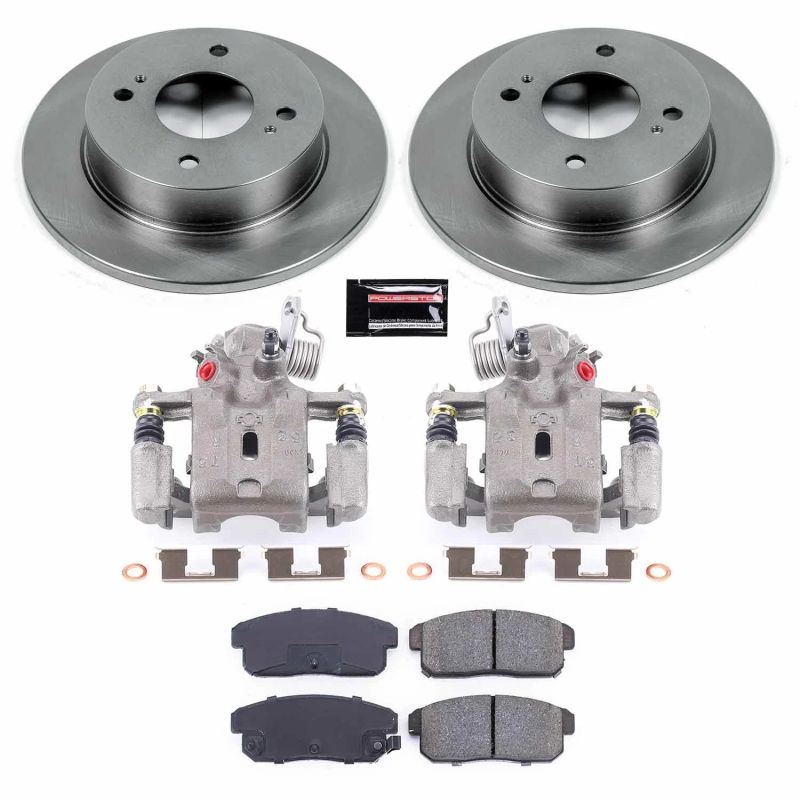 Power Stop Rear Autospecialty Brake Kit w/ Calipers Infiniti G20 2001-2002 | KCOE741