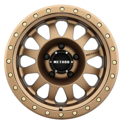 Method MR304 Double Standard 15x8 -24mm Offset 5x4.5 83mm CB Method Bronze Wheel | MR30458012924N