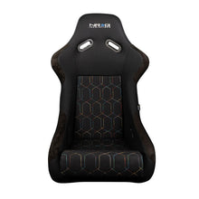 NRG FRP Bucket Seat | Black w/ Multi Color Geometric Pattern - Large