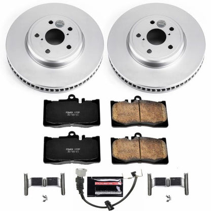 Power Stop Front Z17 Evolution Geomet Coated Brake Kit Lexus LS430 2001-2006 | CRK2327