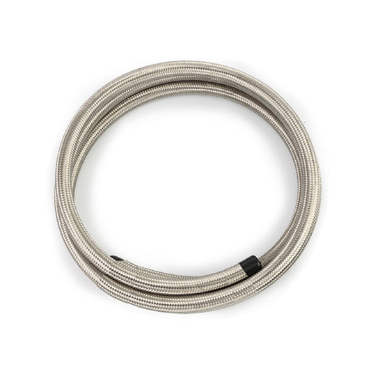 Mishimoto 10Ft Stainless Steel Braided Hose w/ 4AN Fittings Stainless Universal | MMSBH-04120-CS