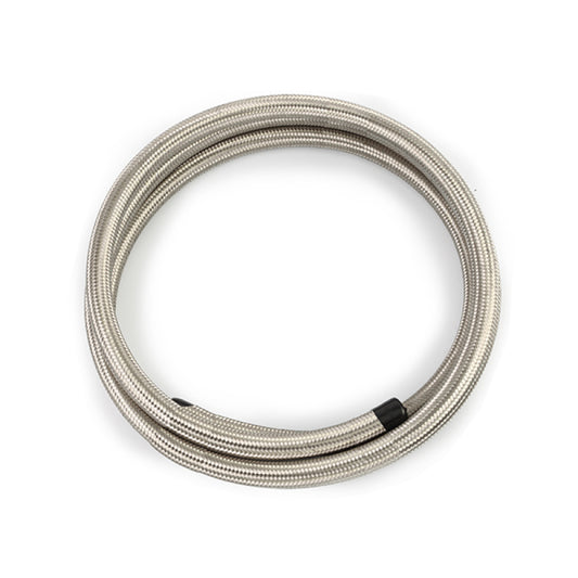 Mishimoto 10Ft Stainless Steel Braided Hose w/ 6AN Fittings Stainless Universal | MMSBH-06120-CS