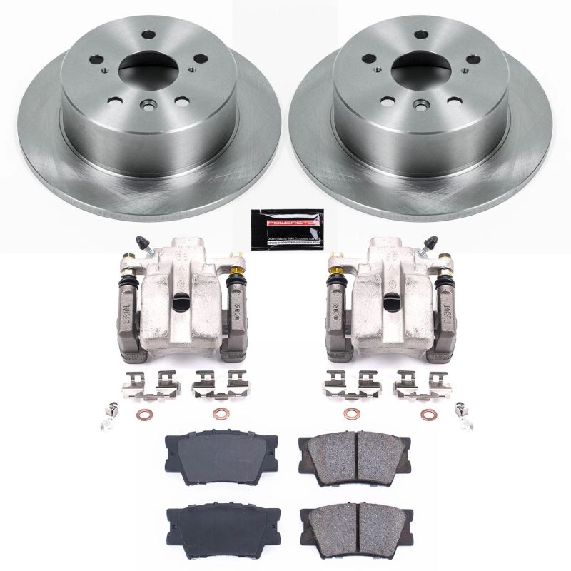 Power Stop Rear Autospecialty Brake Kit w/ Calipers Lexus ES300h 2013-2018 / ES350 2013-2018 / Toyota Avalon 2013-2018 / Camry 2012-2017 | KCOE6520