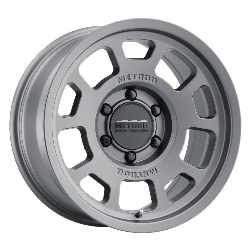 Method MR705 17x8.5 0mm Offset 6x5.5 106.25mm CB Titanium Wheel | MR70578560800