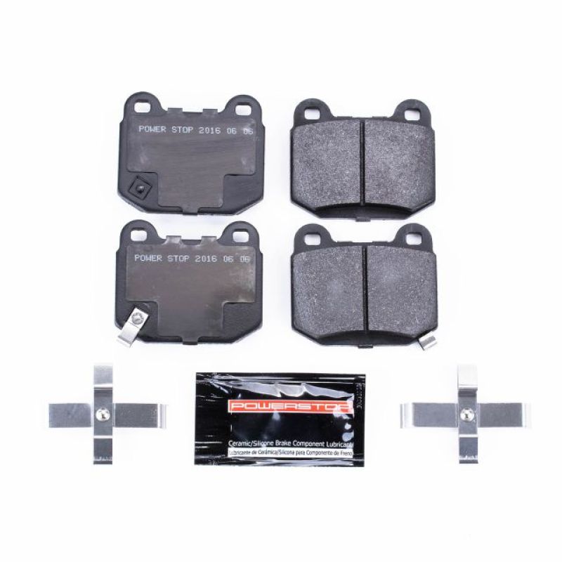 Power Stop Rear Track Day SPEC Brake Pads Infiniti G35 2003-2004 / Mitsubishi Lancer Evolution 2003-2006 / Nissan 350Z 2003-2008 / STi 2004-2017 / BRZ 2017-2020 / Toyota 86 2019-2020 | PSA-961