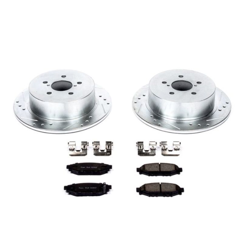 Power Stop 05-09 Subaru Legacy Rear Z23 Evolution Sport Brake Kit | K4632