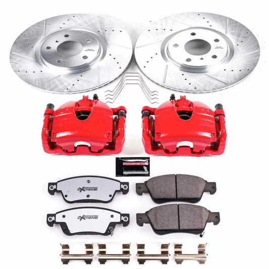 Power Stop Front Z26 Street Kit w/ Calipers Infiniti G35 2007-2008 / G37 2008-2013 / Q60 2014-2015 | KC3022B-26