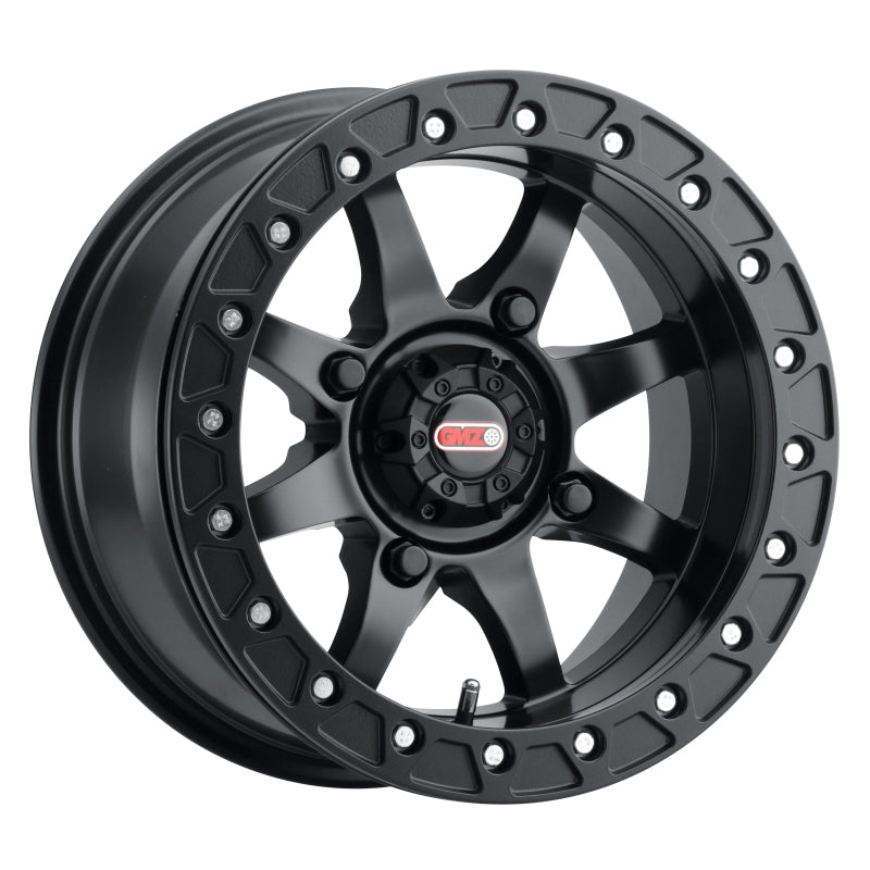 GMZ GZ807 Podium 15x7 4+3/+13mm Offset 4x136 110mm CB Matte Black w/BH-H2020M Wheel