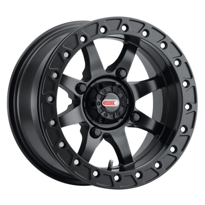 GMZ GZ807 Podium 15x7 4+3/+13mm Offset 4x156 131.3mm CB Matte Black w/BH-H2020M Wheel