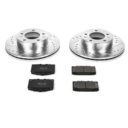 Power Stop Front Z23 Evolution Sport Brake Kit Mazda RX-7 1986-1991 | K470