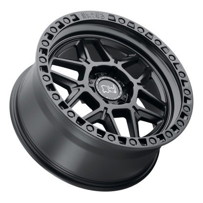 Black Rhino Kelso 17x9.0 5x114.3 ET-18 CB 76.1 Matte Black w/Black Bolts Wheel