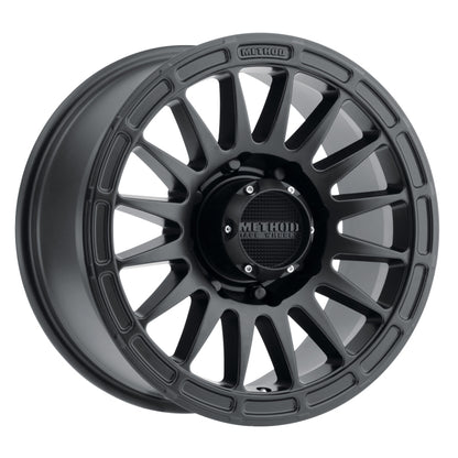 Method MR314 17x8.5 0mm Offset 8x180 130.81mm CB Matte Black Wheel