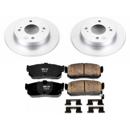 Power Stop Rear Z17 Evolution Geomet Coated Brake Kit Infiniti G20 1991-2001 / Nissan Altima 1993-2001 / Sentra 2000-2001 | CRK740