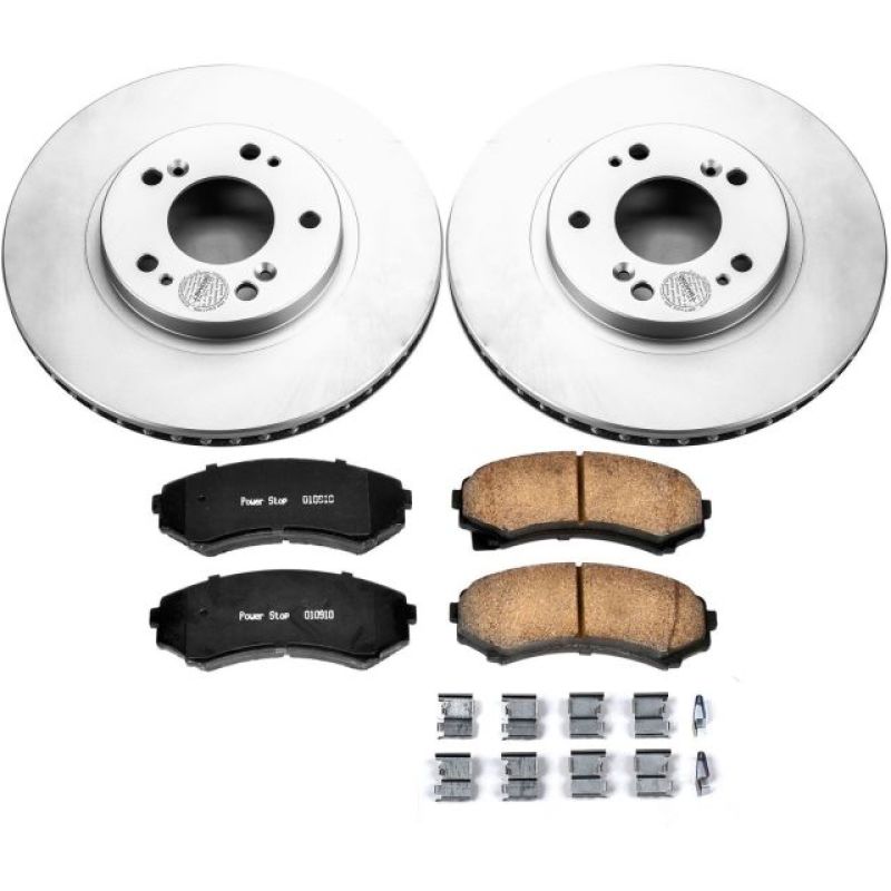 Power Stop Front Z17 Evolution Geomet Coated Brake Kit Mitsubishi Endeavor 2004-2011 | CRK5258