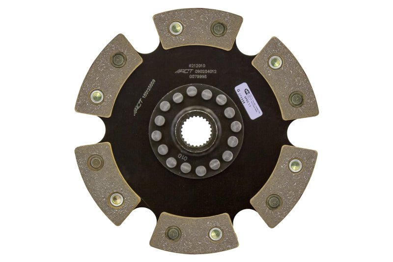 ACT 6 Pad Rigid Race Disc Honda S2000 2000-2009 | 6212010 - JDMuscleClutch Replacement Partsact6212010