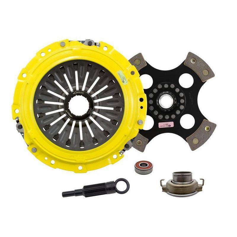 ACT Xtreme Clutch Kit 4 Puck Solid Disc Subaru STI 2004-2020 (SB10-XTR4)-actSB10-XTR4-SB10-XTR4-Clutches-ACT-JDMuscle