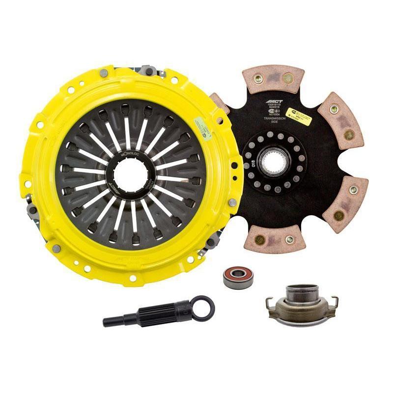 ACT Xtreme Clutch Kit 6 Puck Solid Disc Subaru STI 2004-2020 (SB10-XTR6)-actSB10-XTR6-SB10-XTR6-Clutches-ACT-JDMuscle