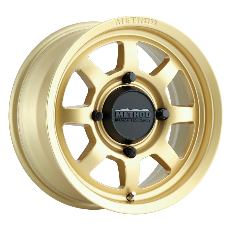 Method MR410 15x10 6+4/+25mm Offset 4x156 132mm CB Gold Wheel