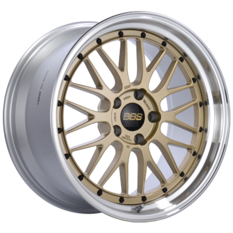 BBS LM 20x10 5x112 ET22 Gold Wheel - 82mm PFS/Clip Required | LM436GPK