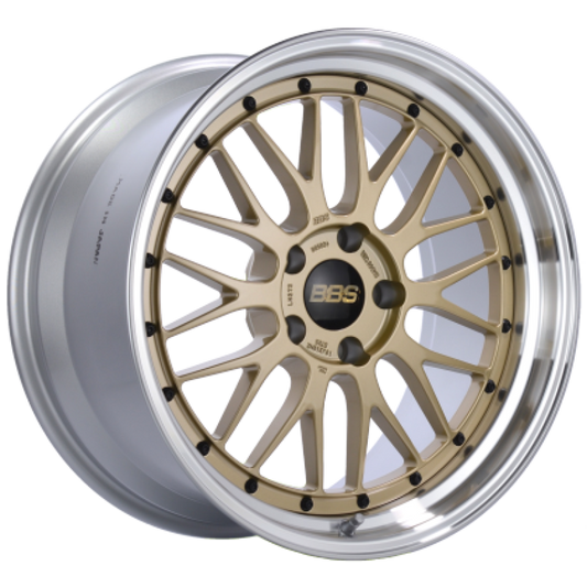 BBS LM 20x10 5x112 ET22 Gold Wheel - 82mm PFS/Clip Required | LM436GPK