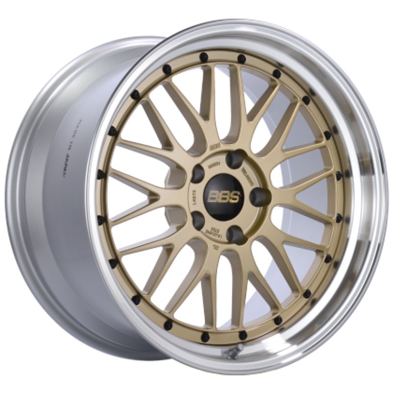 BBS LM 20x11 5x112 ET24 Gold Wheel - 82mm PFS/Clip Required | LM437GPK