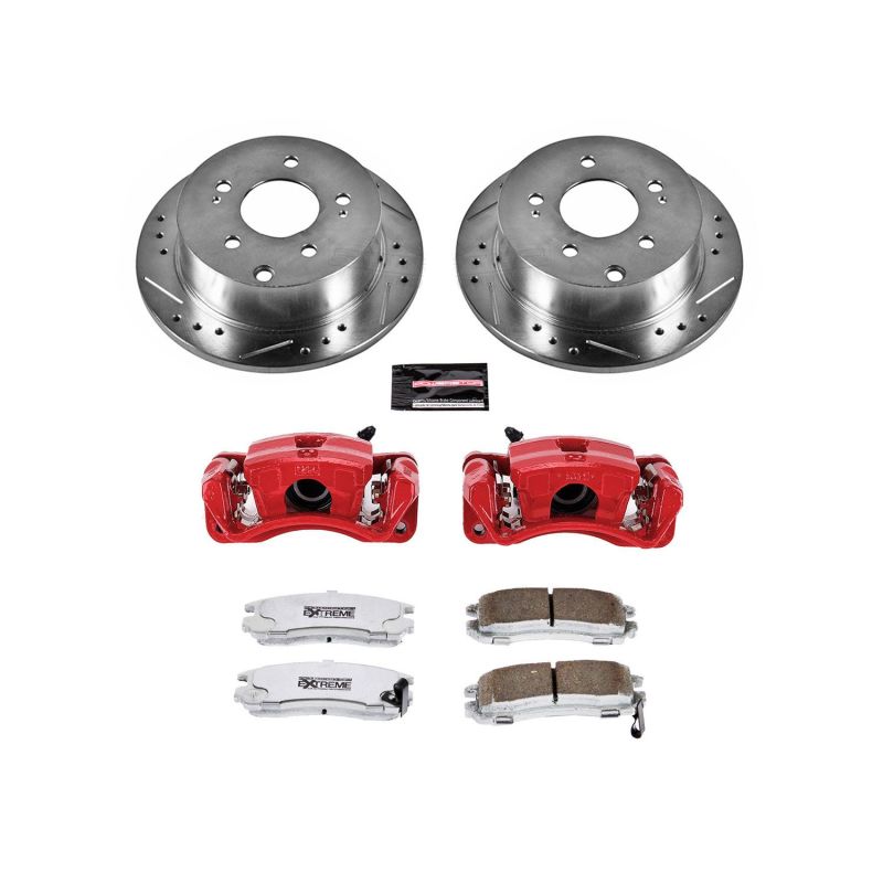 Power Stop Rear Z26 Street Brake Upgrade Kit w/ Calipers Mitsubishi Eclipse 2006-2012 / Galant 2004-2012 | KC155-26