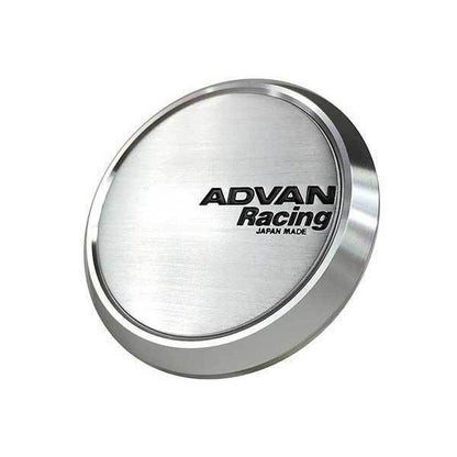Advan 63mm Flat Centercap - Silver Alumite - Universal (Z9158)-avnZ9158-Z9158-Center Caps-Advan-JDMuscle