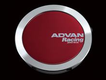 Advan 63mm Full Flat Centercap - Candy Red - JDMuscleNon - CategorizedavnYV3495