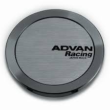 Advan 63mm Full Flat Centercap - Hyper Black - Universal (V0333)-avnV0333-V0333-Center Caps-Advan-JDMuscle