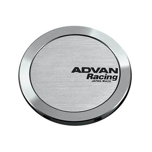Advan 63mm Full Flat Centercap - Silver Alumite - Universal (V0331)-avnV0331-V0331-Center Caps-Advan-JDMuscle