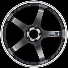 Advan GT 18x10.5 +24 5x120 Machining & Racing Metal Black Wheel - Universal | YAQ8L24WHB