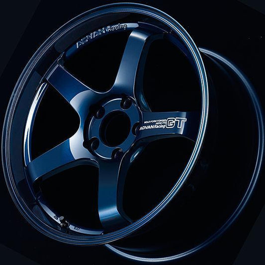 Advan GT Premium Version 21x10 +45 5x120 Racing Titanium Blue Wheel - Universal (YAQ1K45WDP)-avnYAQ1K45WDP-YAQ1K45WDP-Wheels-Advan-21x10-+45mm-5x120-JDMuscle