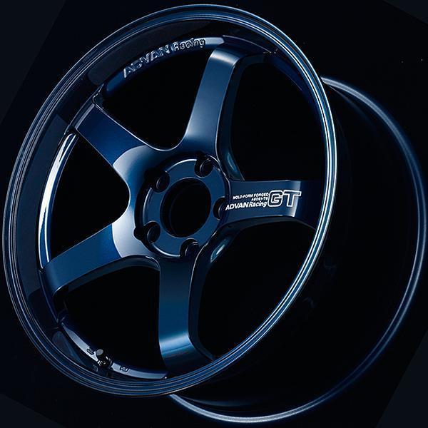 Advan GT Premium Version 21x10.5 +24 5x114.3 Racing Titanium Blue Wheel - Universal (YAQ1L24EDP)-avnYAQ1L24EDP-YAQ1L24EDP-Wheels-Advan-21x10.5-+24mm-5x114.3-JDMuscle