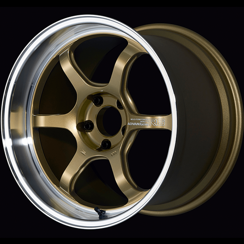 Advan R6 18x11.0 +15 5 - 114.3 Machining & Racing Brass Gold Wheel - JDMuscleNon - CategorizedavnYA68M15EMBZ
