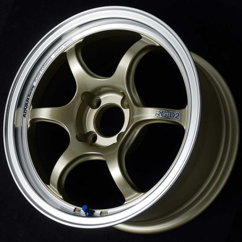 Advan RG - D2 16x8.0 +38 4 - 100 Machining & Champagne Gold Wheel - JDMuscleNon - CategorizedavnYAT6G38ACG