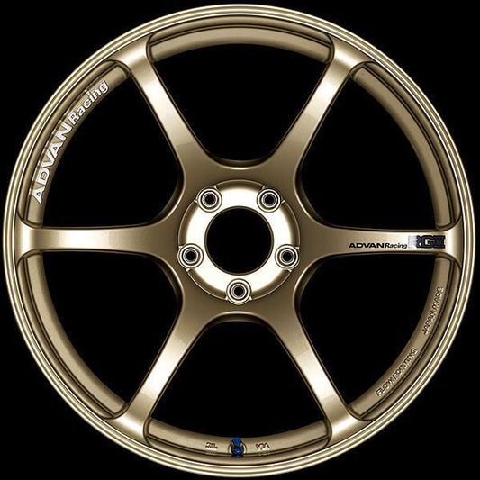 Advan RGIII 18x10.5 +15 5x114.3 Racing Gold Metallic Wheel - Universal (YAR8L15EZ)-avnYAR8L15EZ-YAR8L15EZ-Wheels-Advan-18x10.5-+15mm-5x114.3-JDMuscle