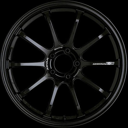 Advan RS-DF 19x10 +22 5x120 Racing Gloss Black Wheel - Universal (YAS9K22WB)-avnYAS9K22WB-YAS9K22WB-Wheels-Advan-19x10-+22mm-5x120-JDMuscle