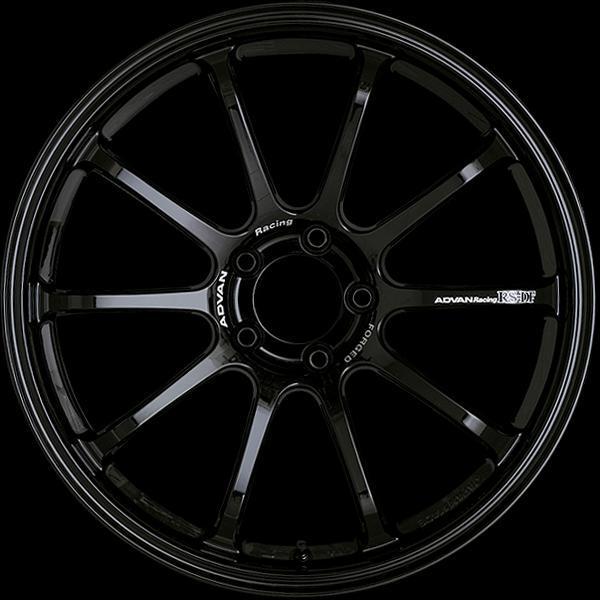 Advan RS-DF 19x10.5 +15 5x114.3 Racing Gloss Black Wheel - Universal (YAS9L15EB)-avnYAS9L15EB-YAS9L15EB-Wheels-Advan-19x10.5-+15mm-5x114.3-JDMuscle