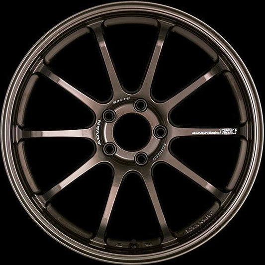 Advan RS-DF 19x8.5 +47 5x100 Racing Hyper Bronze Wheel - Universal (YAS9H47DA)-avnYAS9H47DA-YAS9H47DA-Wheels-Advan-19x8.5-+47mm-5x100-JDMuscle