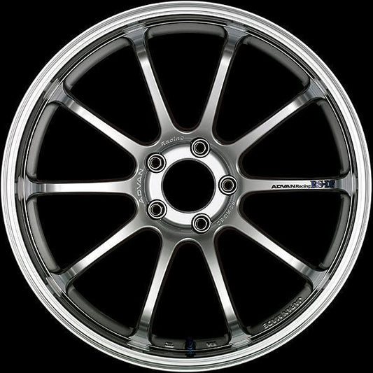 Advan RS-DF 19x8.5 +47 5x114.3 Machining & Racing Hyper Silver Wheel - Universal (YAS9H47EHS)-avnYAS9H47EHS-YAS9H47EHS-Wheels-Advan-19x8.5-+47mm-5x114.3-JDMuscle